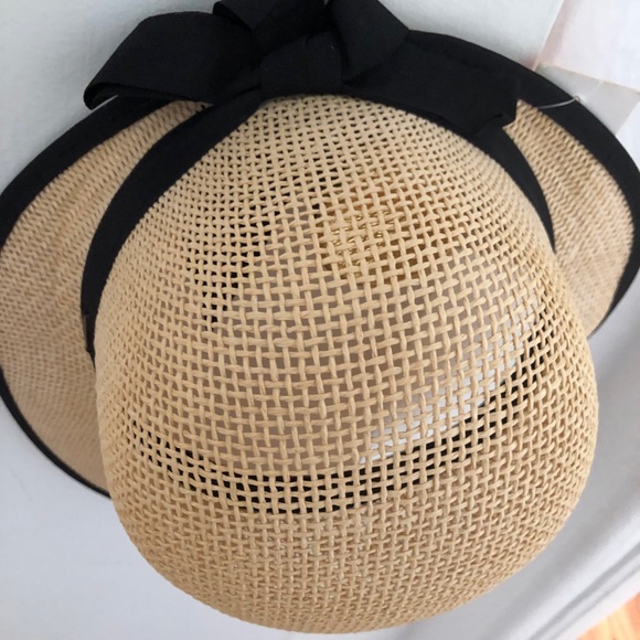 HBY New Derby Hat Tan and Black Ladies - Picture 2 of 4